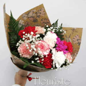 B-32 Bouquet douzaine d'œillets