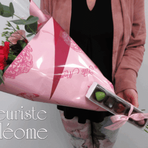 B-11 Bouquet pour maman (avec chocolats)