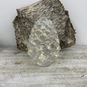 Grosse lumière cocotte argent