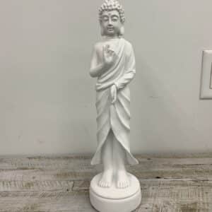 Figurine bouddha blanc