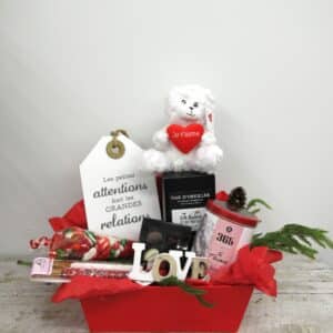 Panier cadeau de l'amour