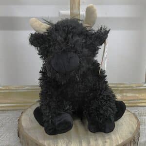 Highland cow noir