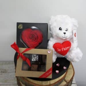 Panier cadeau ''Je t'aime''