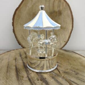 carrousel musical bleu