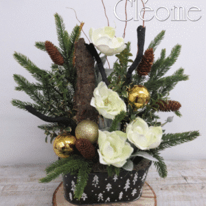 Arrangement des fêtes-pot sapins