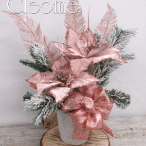 Arrangement des fêtes rose brillant