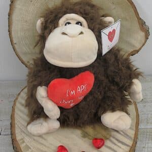 petit gorille brun I'm APE over you!