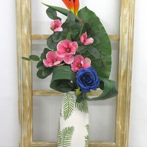 Bouquet de fleurs de soie Le Vintage Coloré
