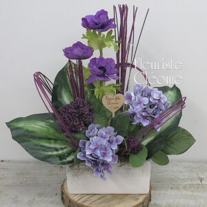 Arrangement Mauve d’Exception pour Maman