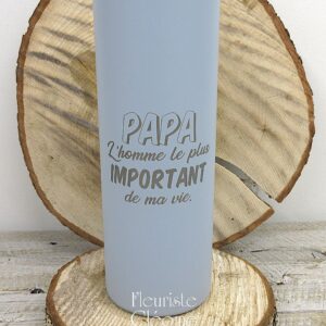 Tumbler (papa l'homme le plus important de ma vie) bleu