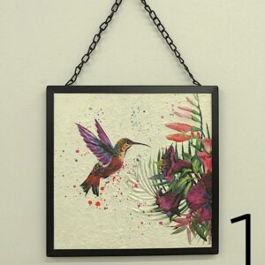 Cadre oiseau mouche