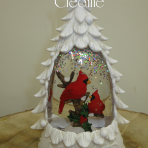 Boule à neige sapin